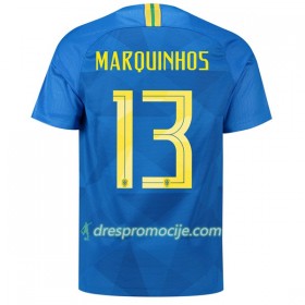 Brazil Dres Marquinhos 13 Gostujući Svjetsko prvenstvo 2018